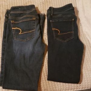 American eagle jeans and leggings
